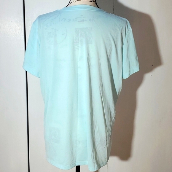 Nike- Womens Nike Logo Dri-Fit Seafoam Green workout Active Top Sz.XXL - Picture 5 of 7